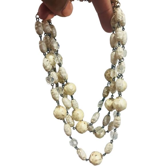 Necklace 4 straps stone for sale - Picture 6 of 9